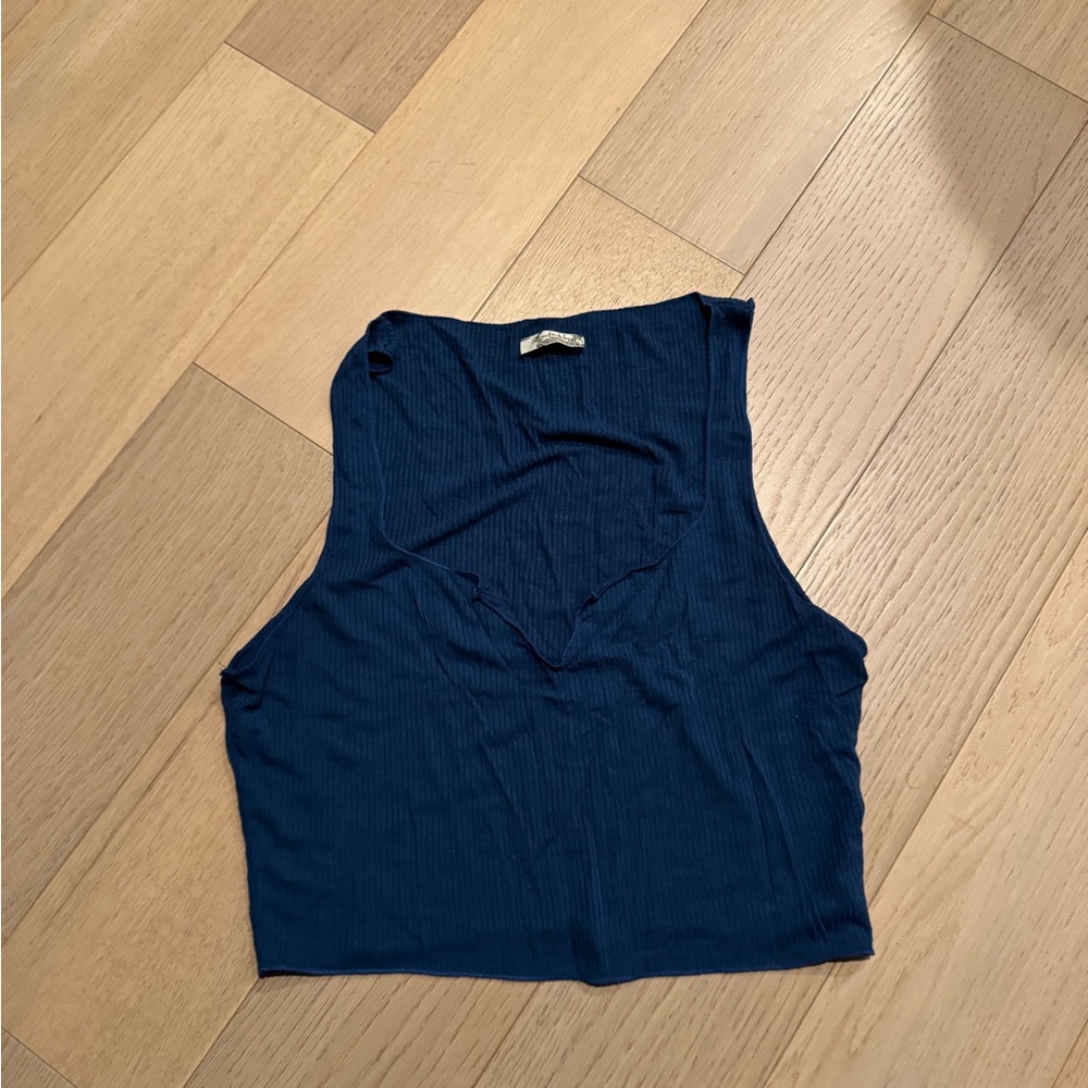 Free People Navy Top